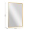 Emma and Oliver Afsin Wall Mirror with Silver Backed Glass for Clarity for Entryways, Bathrooms & More